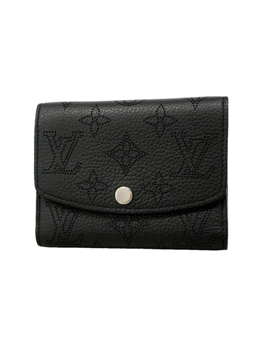 Louis Vuitton Trifold Wallet Mahina Portefeuille Victorine Noir